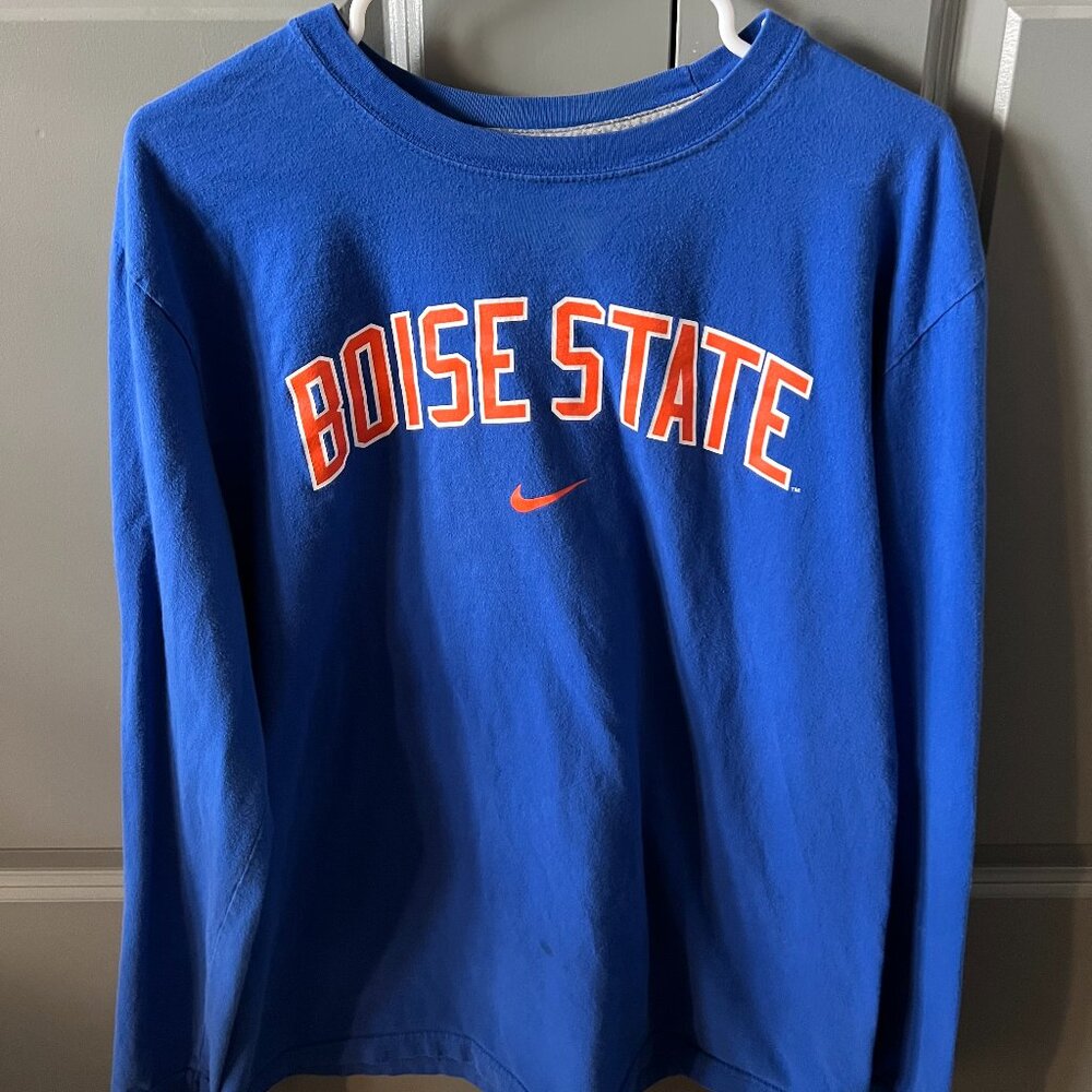 Boise State Long Sleeve XL Regular Fit Nike Tee Shirt